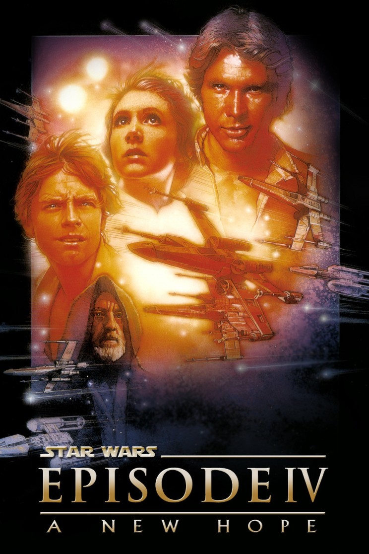 Poster for the movie "Star Wars: Episode IV - A New Hope"